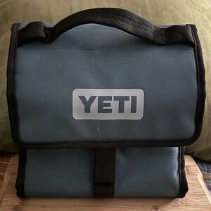 Yeti Slate Blue Travel Bag with Black Trim